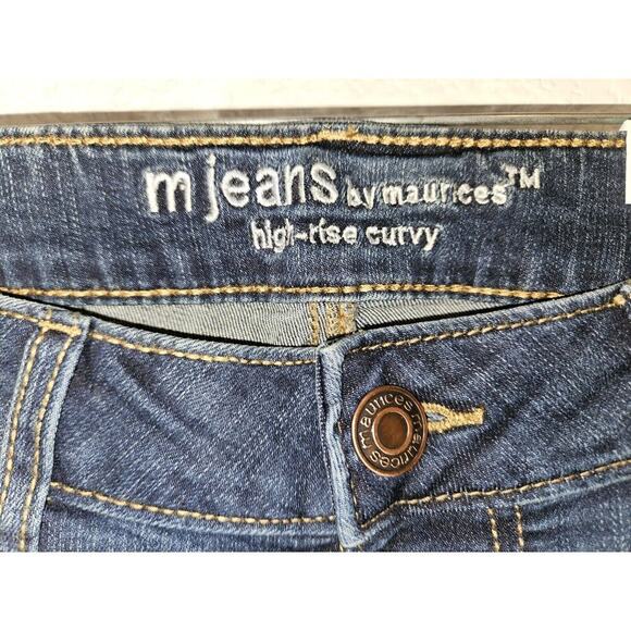 NWT! M Jeans By Maurices Women’s Sz 12 Regular Curvy Classic Boot Cut High-Rise - Picture 4 of 10